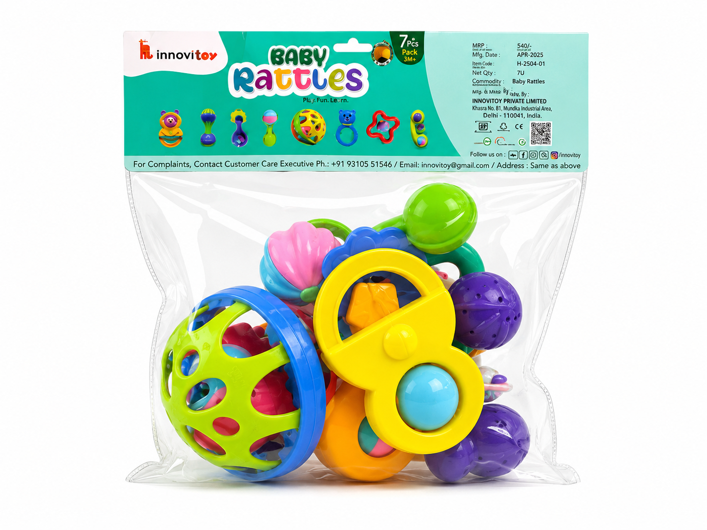 Baby Rattles Set