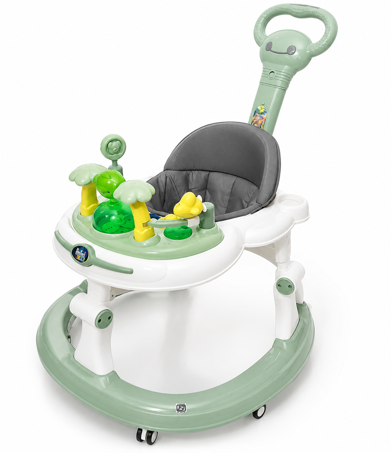 Premium Baby Walker with Push Handle & Activity Tray