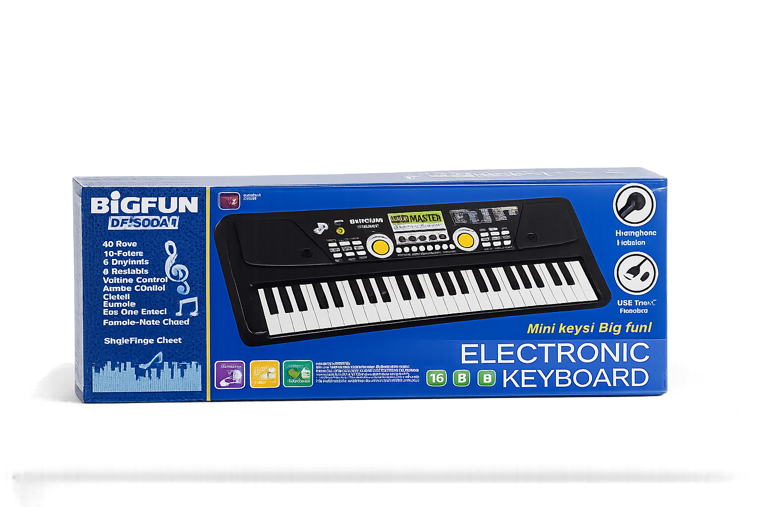 Bigfun BF-530A1 Electronic Keyboard Toy for Kids – 49 Keys Musical Piano
