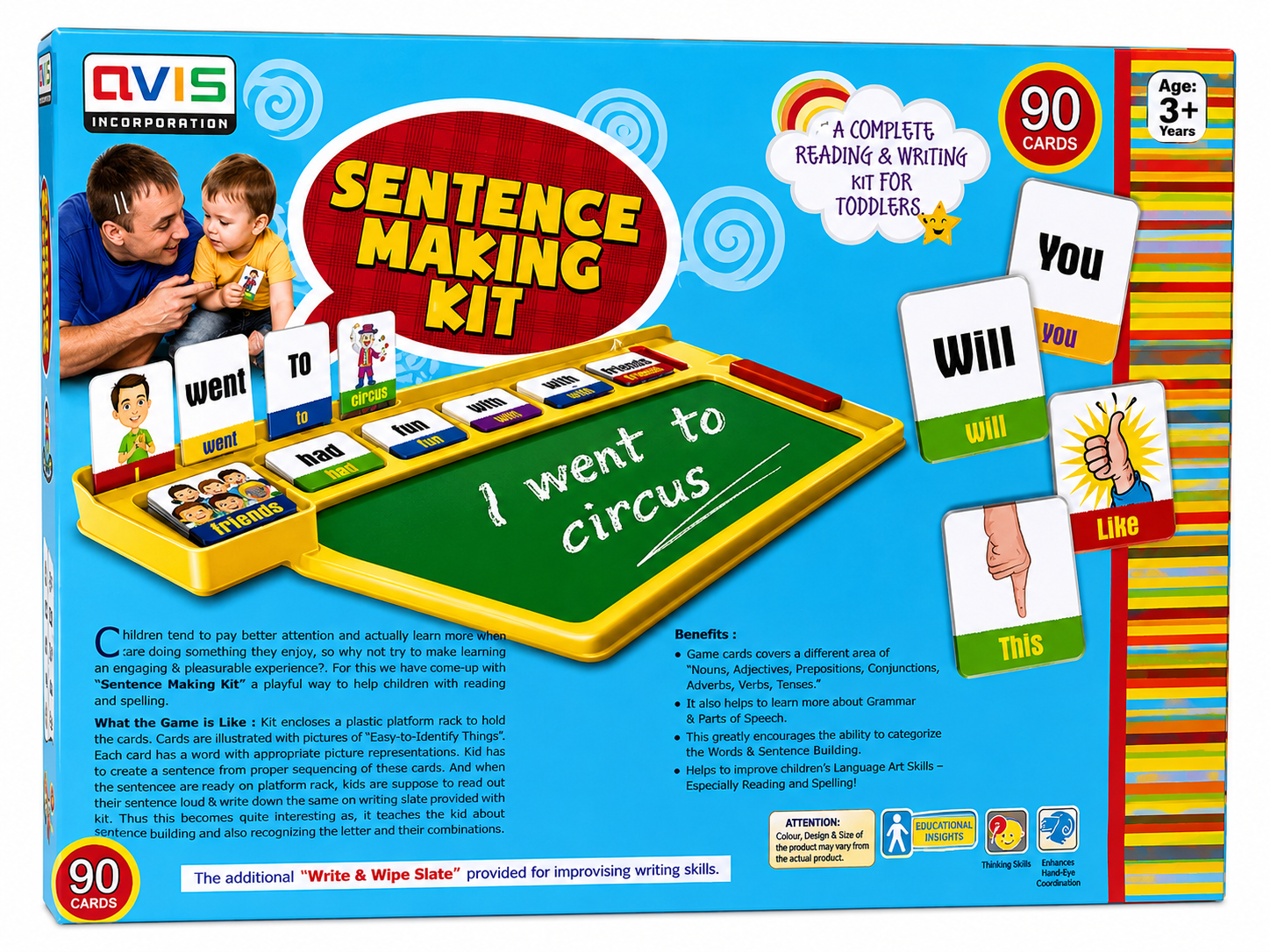 Sentence Making Kit – 90 Cards Educational Learning Game