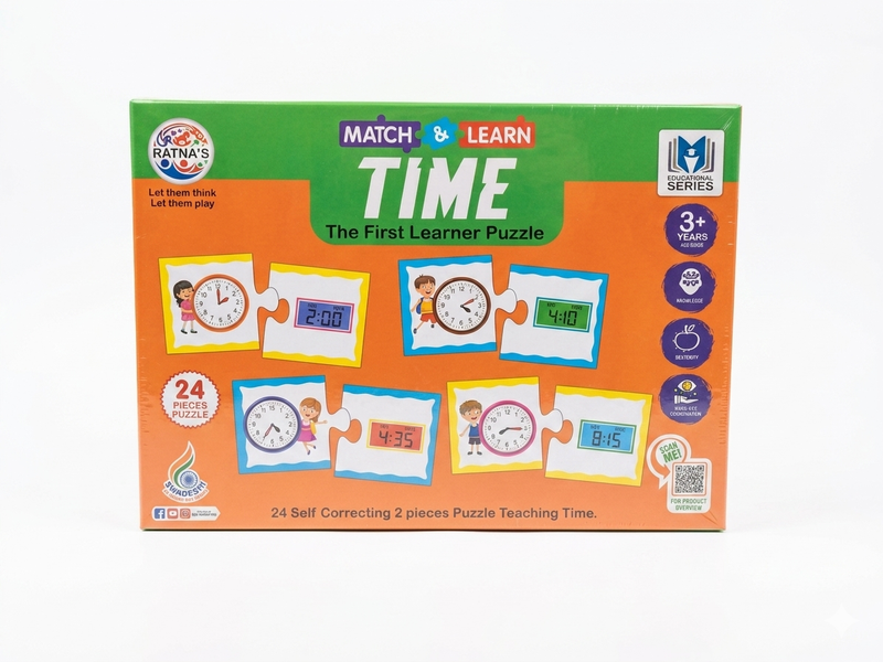 Ratna's Match & Learn Time Puzzle