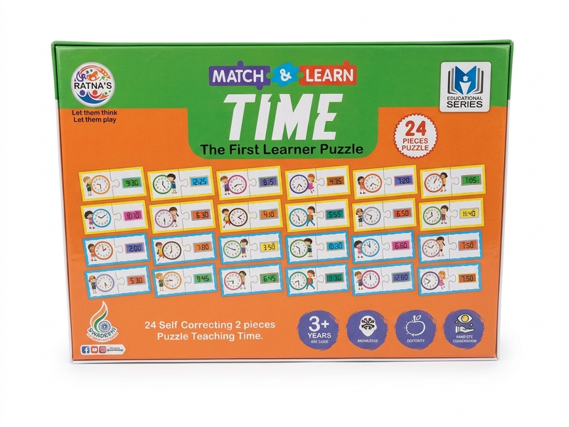 Ratna's Match & Learn Time Puzzle
