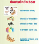 Wooden 3D Puzzle + Basketball Game