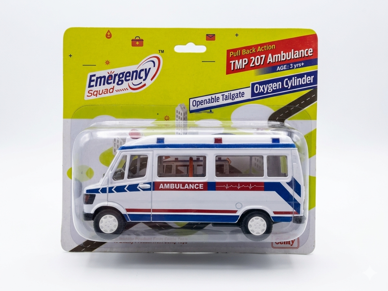 Centy Emergency Squad TMP 207 Ambulance Toy