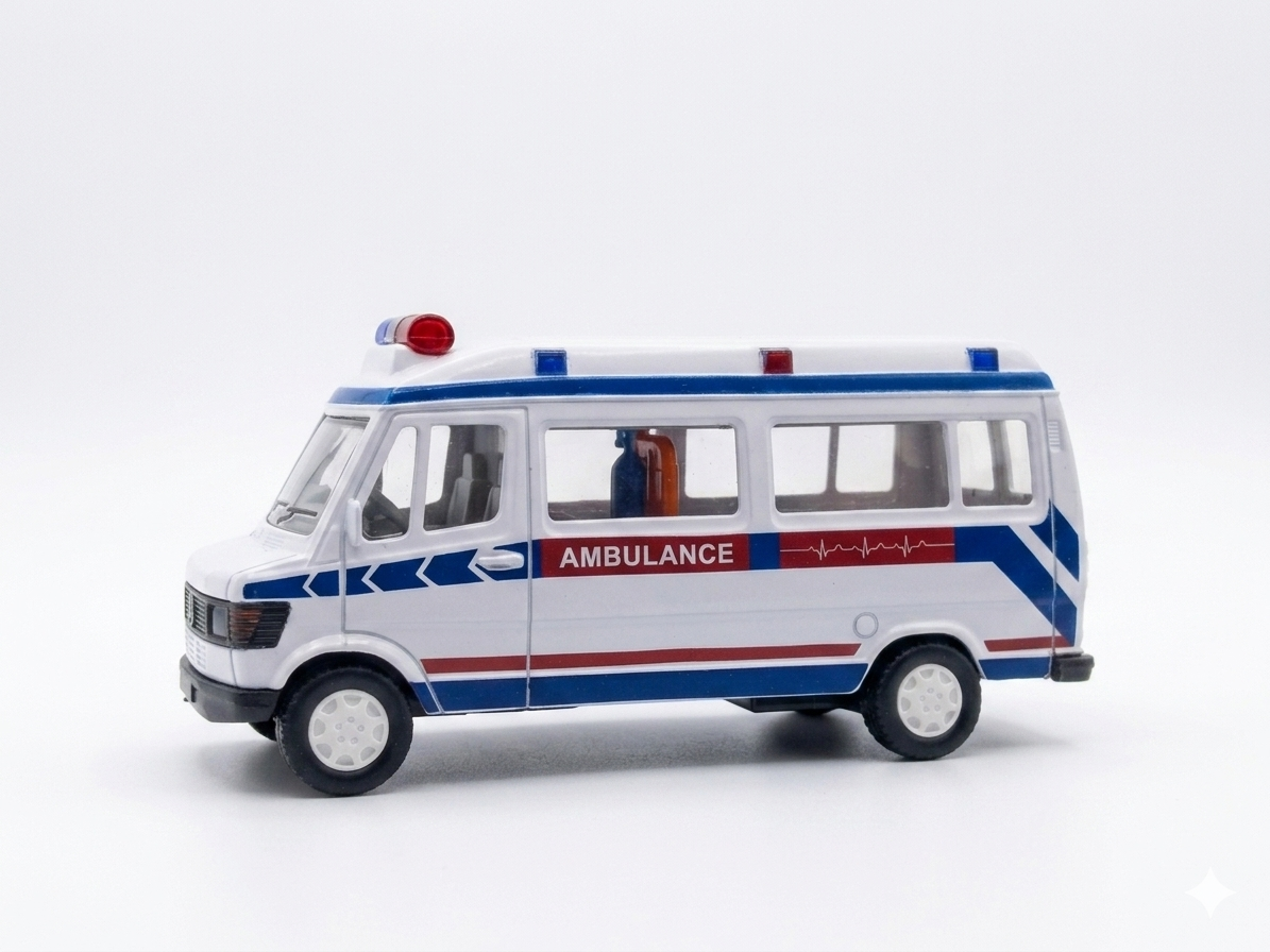 Centy Emergency Squad TMP 207 Ambulance Toy