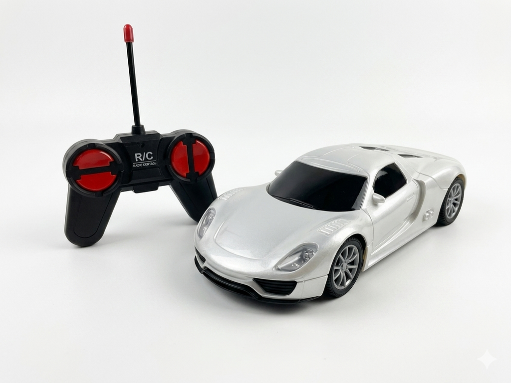 Fire Stunt Racer – 1:18 Scale Remote Control Sports Car
