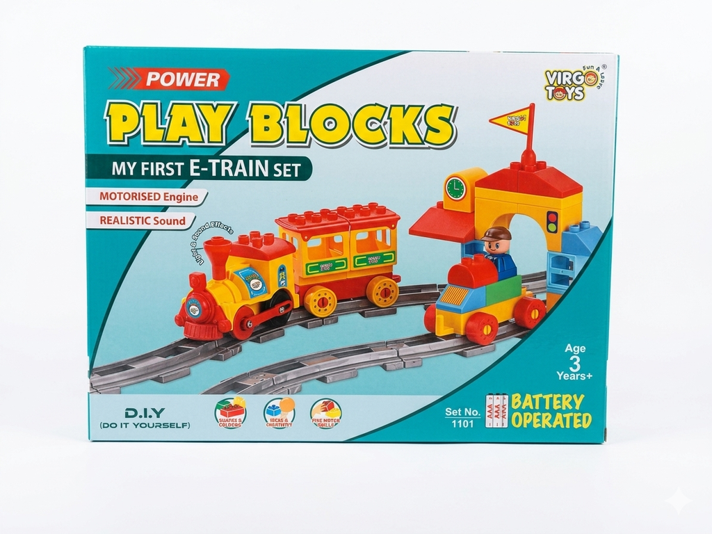 Power Play Blocks: My First E-Train Set