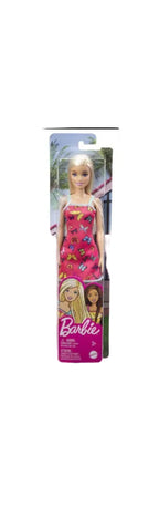 Barbie Fashion Doll With Butterfly Logo Print Dress - Multicolor