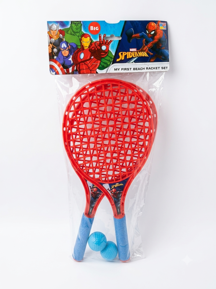Beach racket set featuring Marvel's Spider-Man