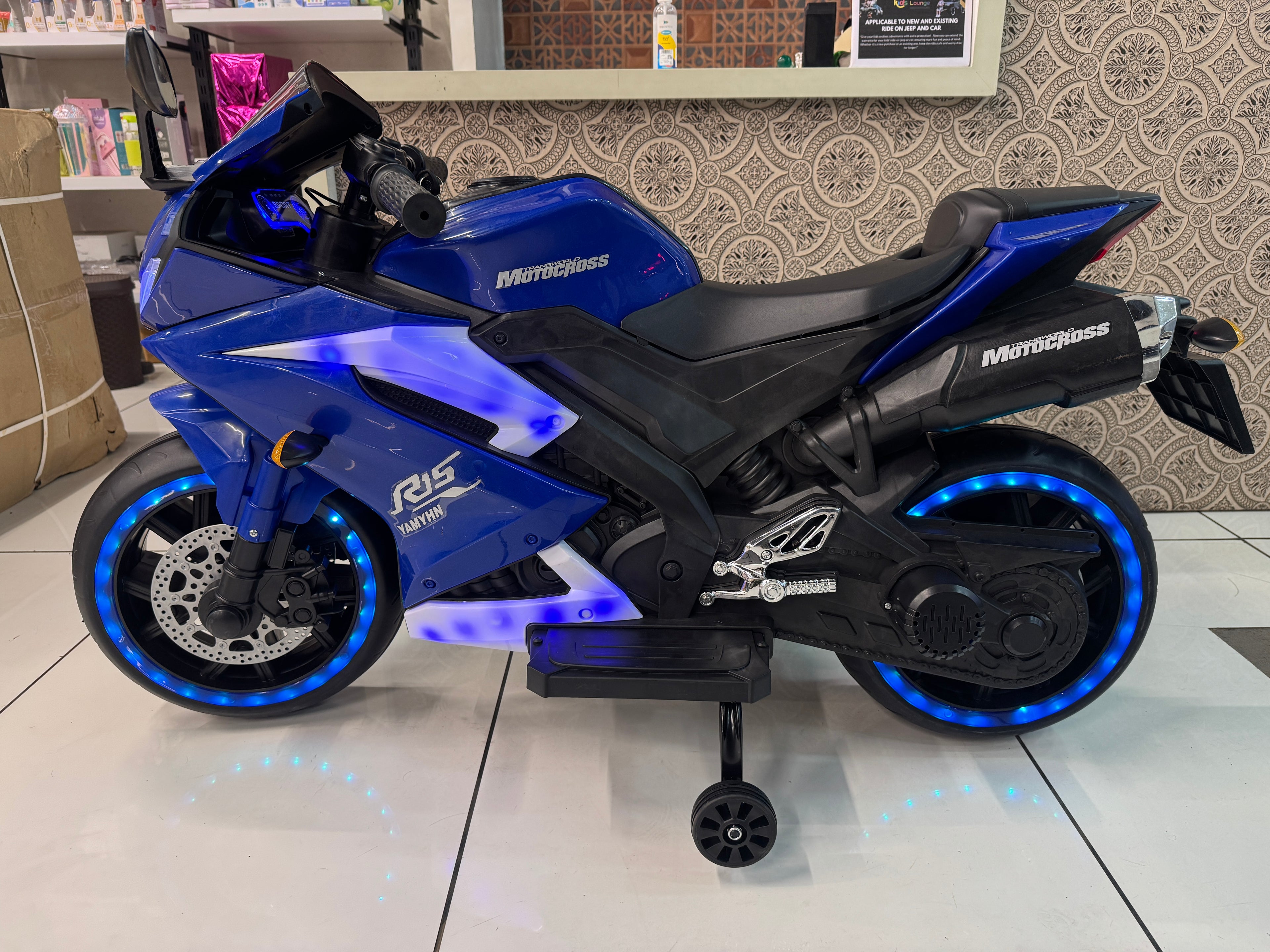 Yamaha R15 ride on bikes