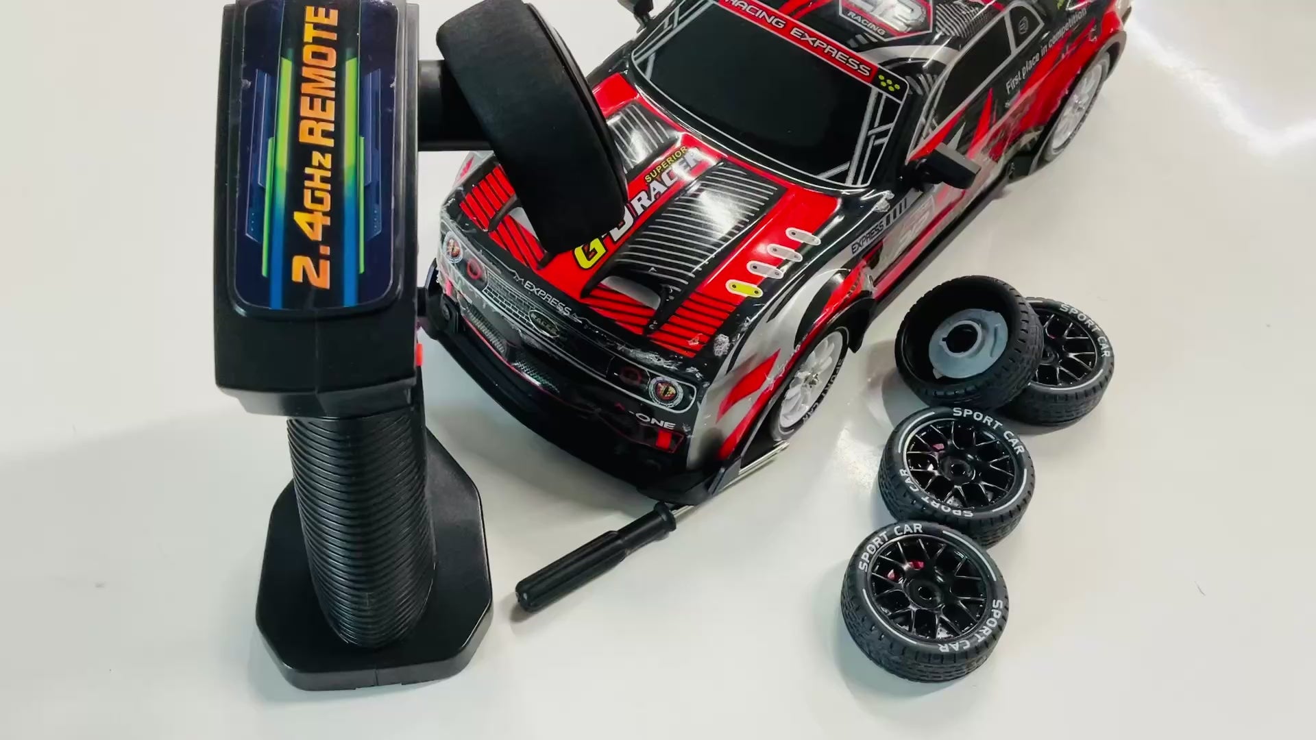 RC Drifting & Spraying Car – 1:14 Scale 4WD