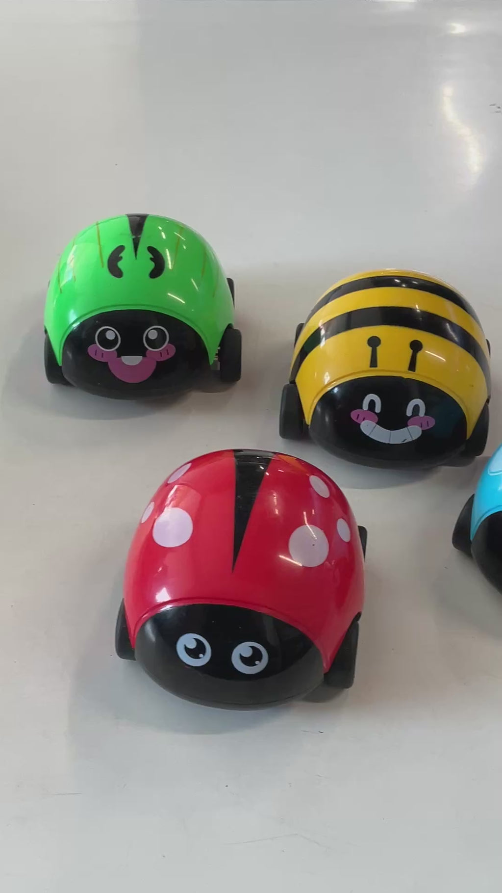 Cute Animal Push & Go Toy Cars Set