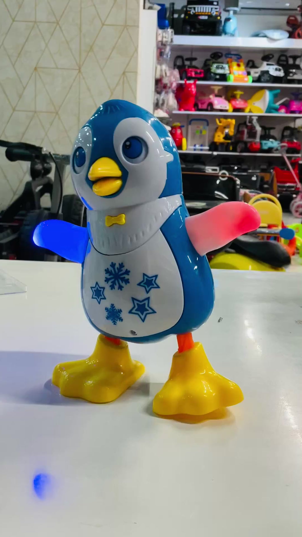 Swinging penguin